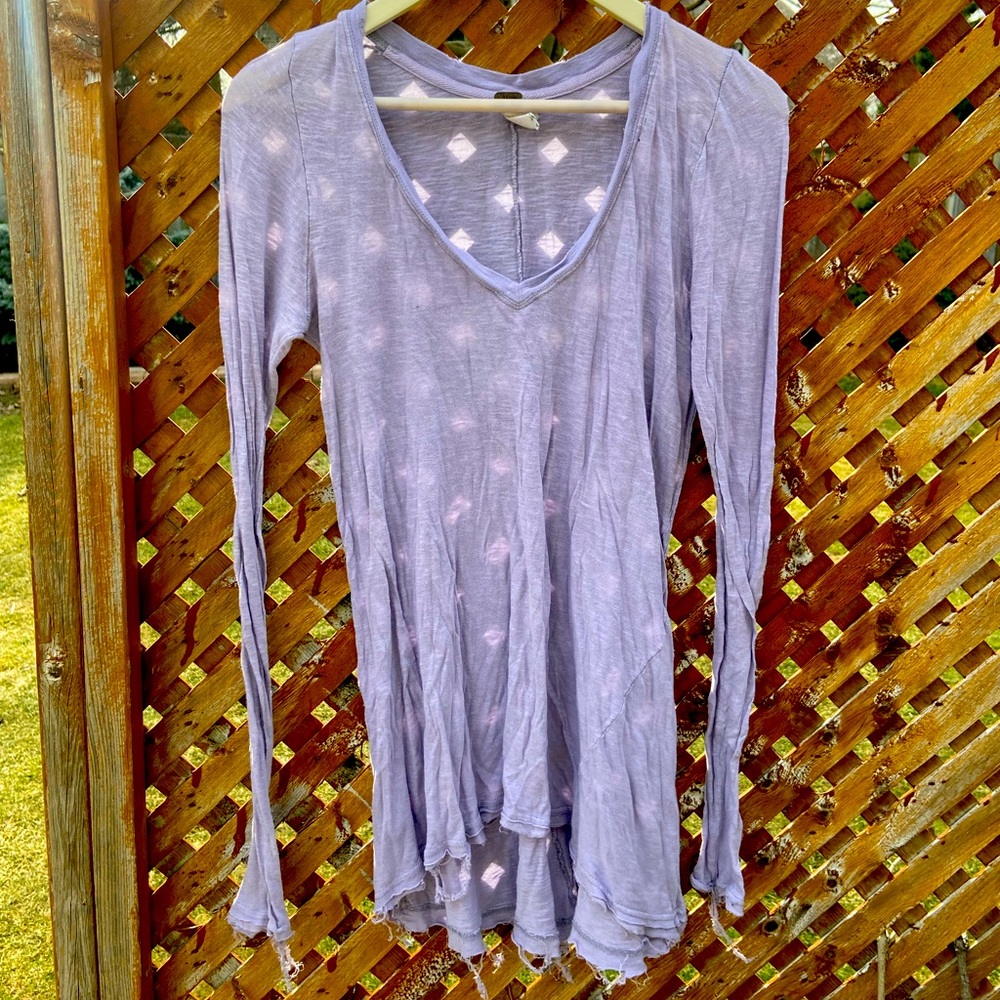 Free People lavender blouse 💜